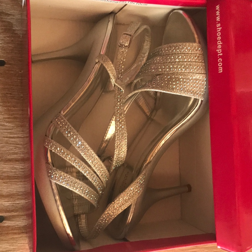 Silver Slipper high heels